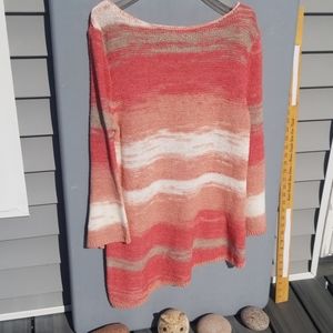 asymmetrical mauve sweater medium